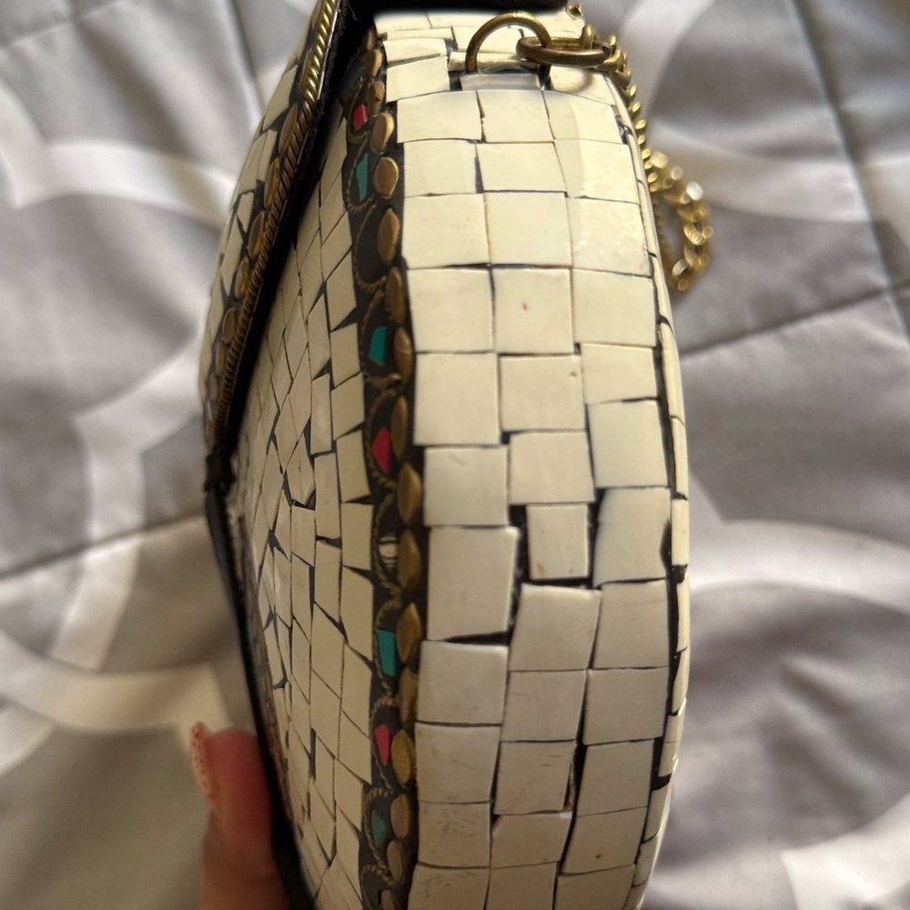 Mosaic LULU crossbody bag western style - Picture 5 of 6